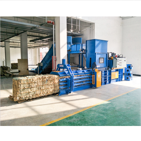 Horizontal Automatic hydraulic baler for baling press paper, cardboard and film