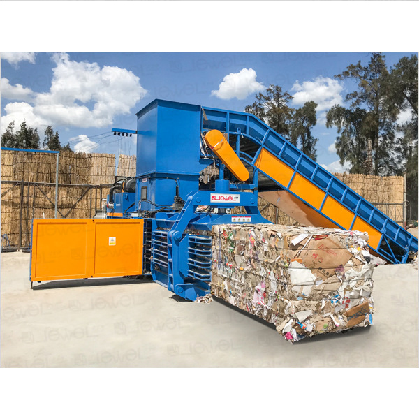 Horizontal Automatic hydraulic baler for baling press paper, cardboard and film
