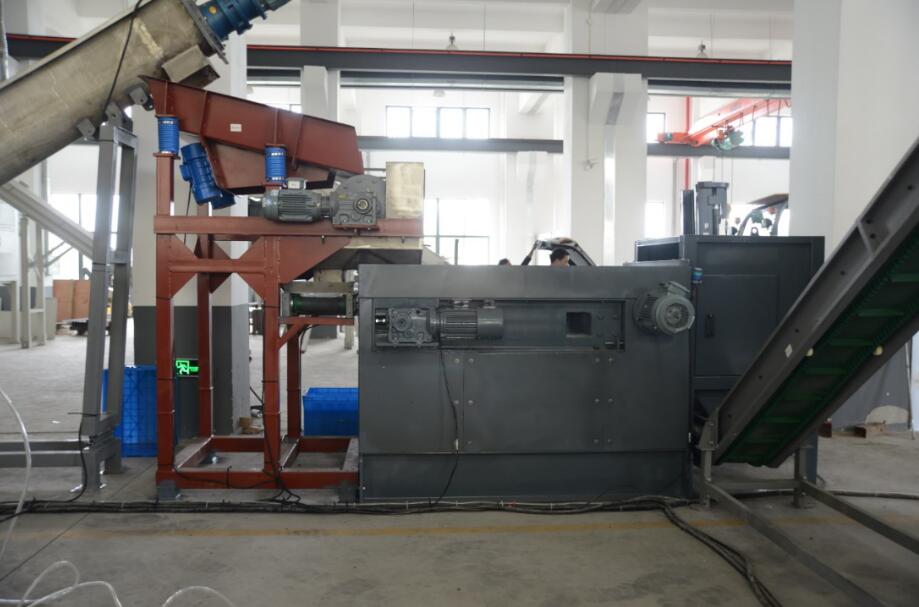 Industrial Toner Cartridge Recycling Line with separate ferrous metal and non-ferrous metals and plastics (500 - 800kg/hr)
