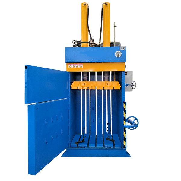 Vertical baling press