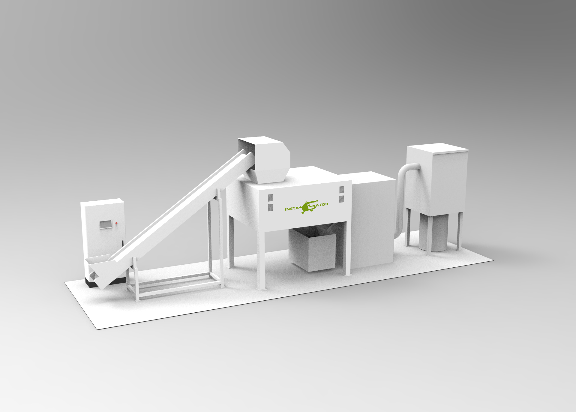 File Shredding and crushing machine