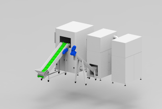 Industrial Paper Cardboard Box Document Banknote Shredding and Recycling Machine