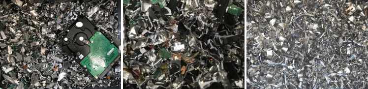 硬盘破碎机破碎效果