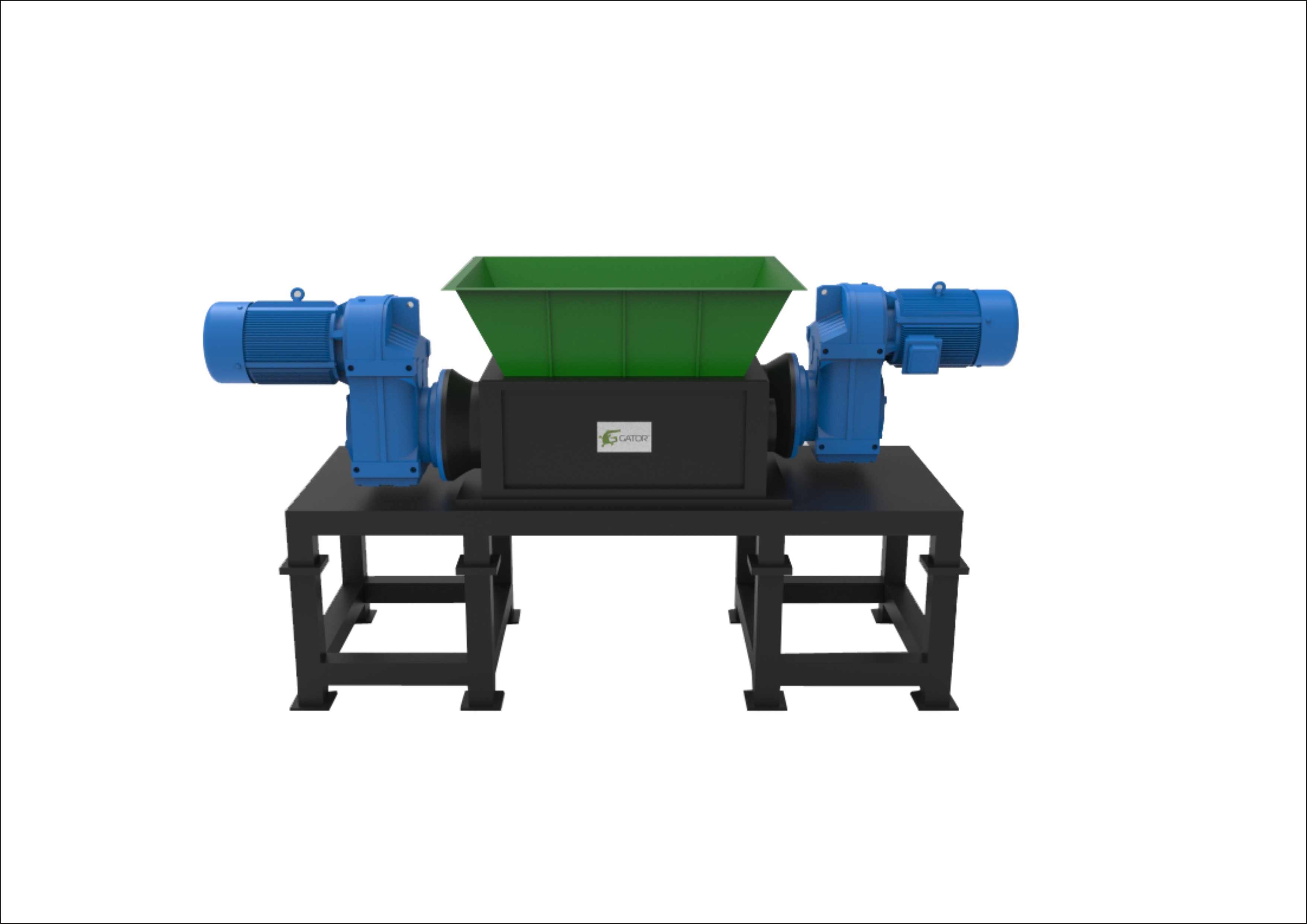 Medium two shaft shredder