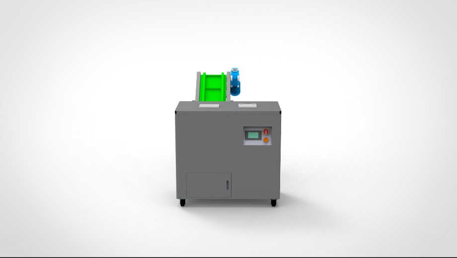 E-waste destruction hard drive hard disk and SSD combo shredder with conveyor