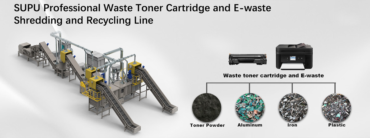 Toner cartridge shredder