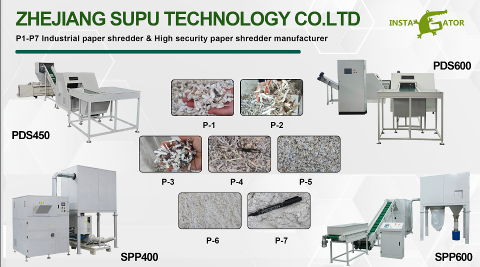 SUPU Industrial High Security Paper Shredding Solution
