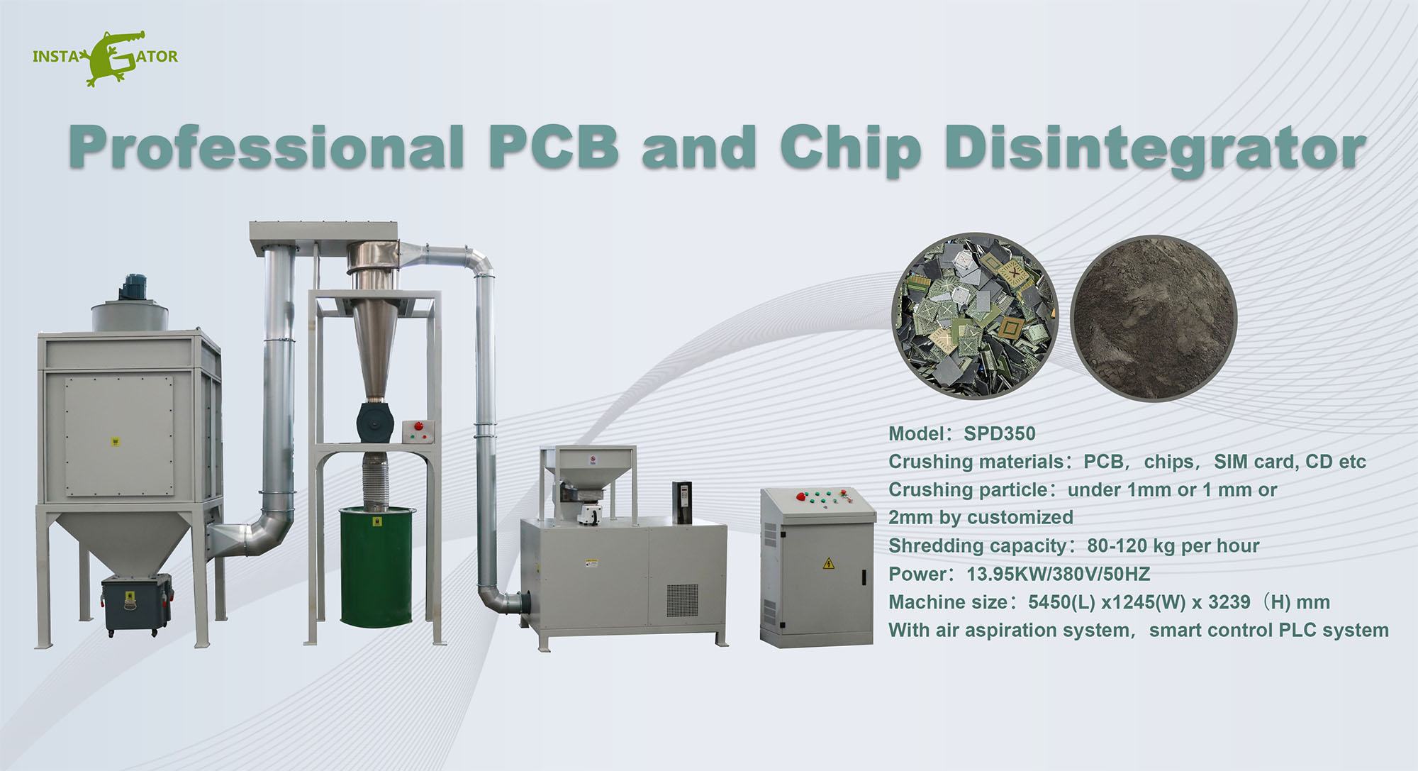 Heavy-duty Electronic Component Disassembly Machine, Electronic Waste Grinding Machine, CD Card, SSD Card Grinding Machine