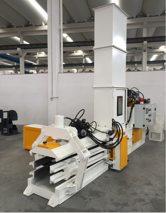 Hydraulic plastic bottle baling press machine