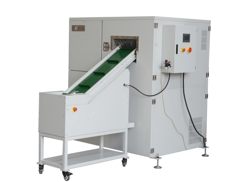 SPD400 heavy duty paper shredder with conveyor 