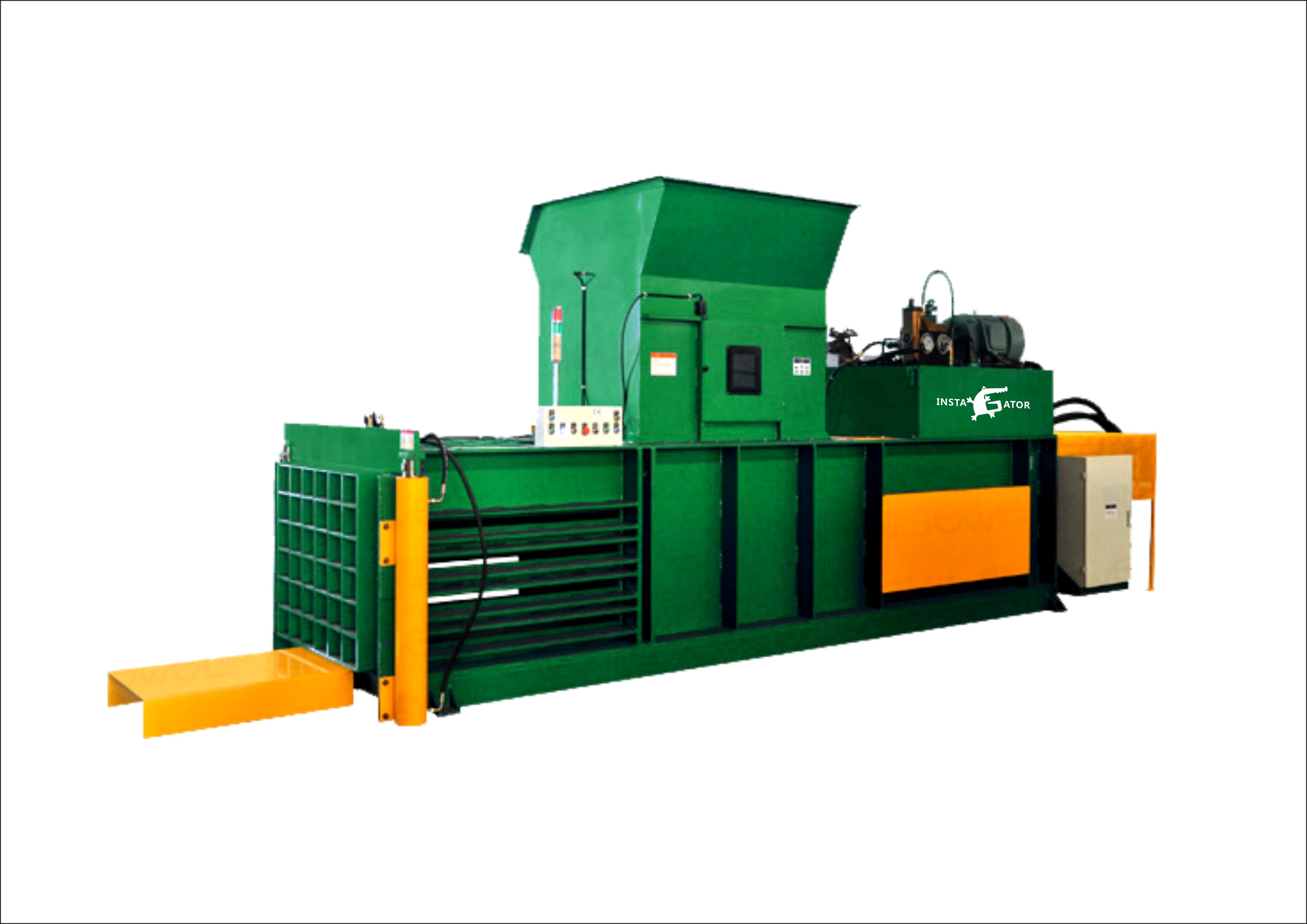horizontal baling machine